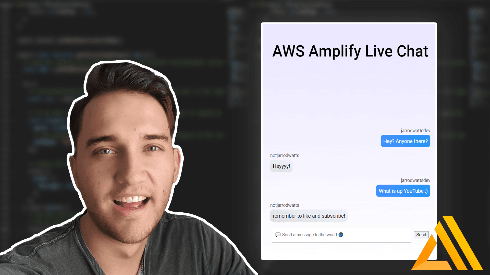 Build a chat app in 9 minutes with AWS Amplify & Next JS